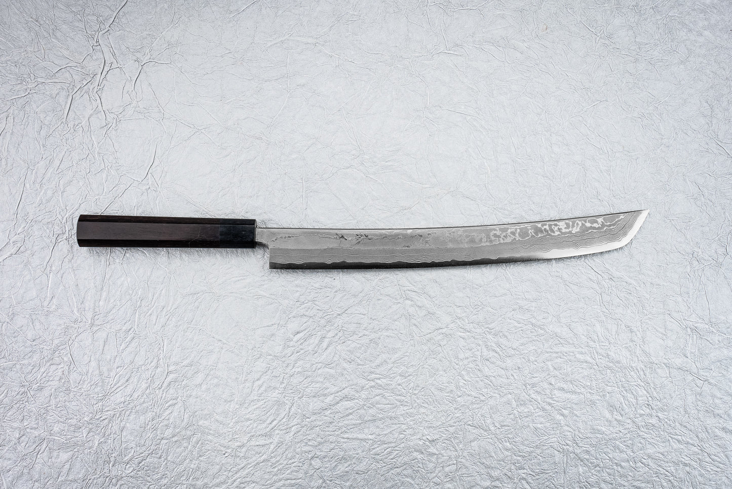Kyohei Shindo Aogami Damascus Sakimaru Sujihiki 300mm from Kyohei Shindo