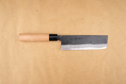 Kyohei Shindo Aogami Kurouchi Nakiri 165mm from Kyohei Shindo