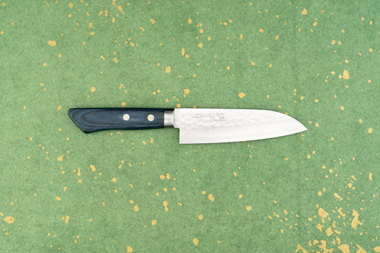 Masutani Kokuryu VG10 Tsuchime Damascus Ko-Santoku 130mm from Masutani