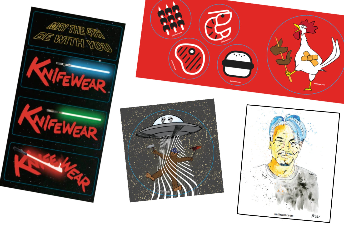 Sticker Sunday May 2025 Bundle from Knifewear Merch
