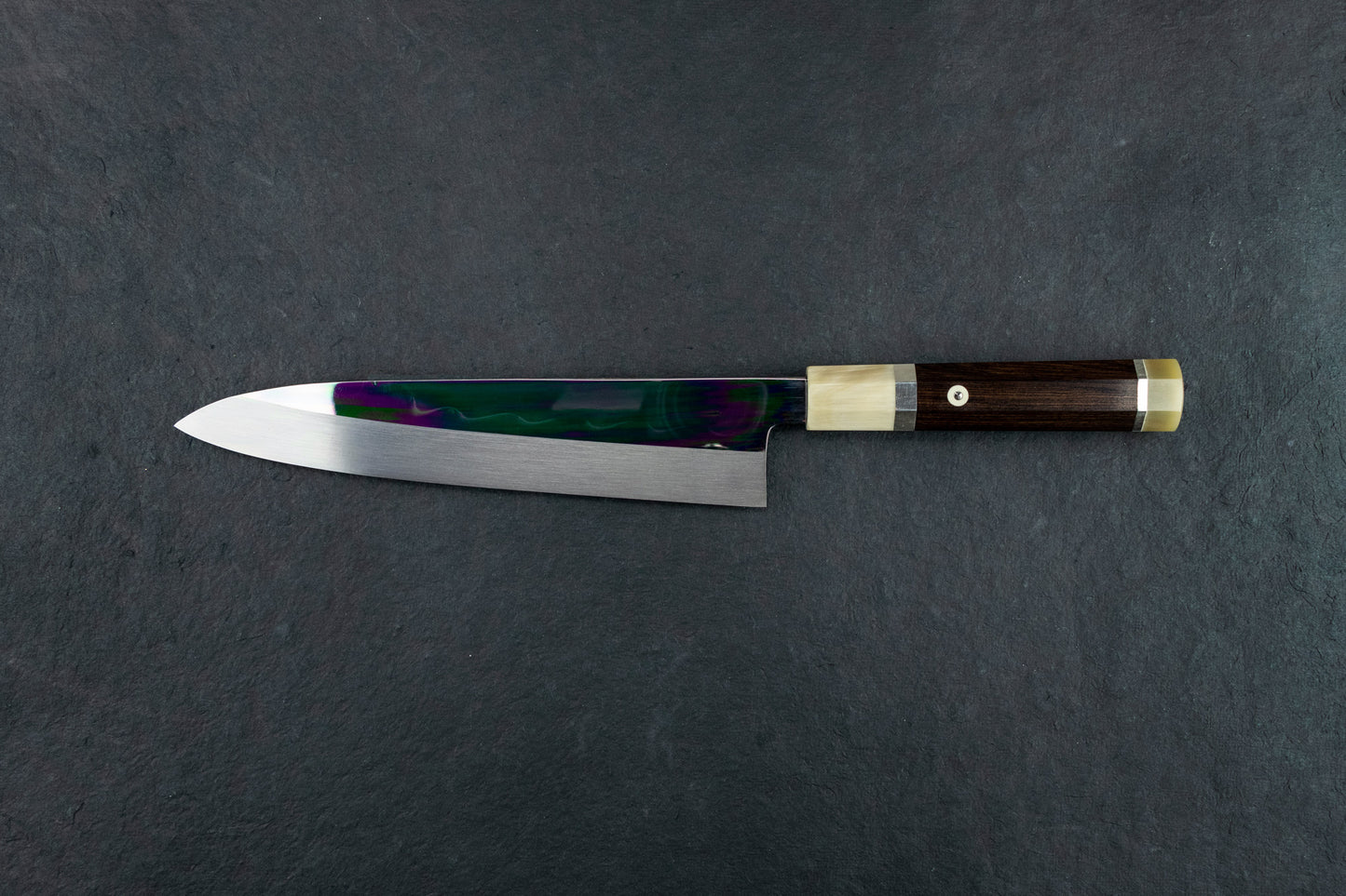 Sakai Kikumori Shiroichi Kyomen Sakachoji Honyaki Gyuto 240mm from Sakai Kikumori