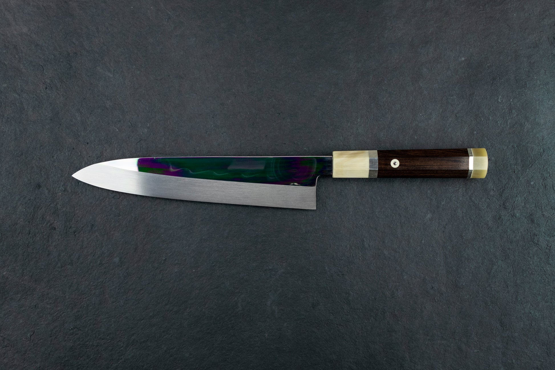 Sakai Kikumori Shiroichi Kyomen Sakachoji Honyaki Gyuto 240mm from Sakai Kikumori