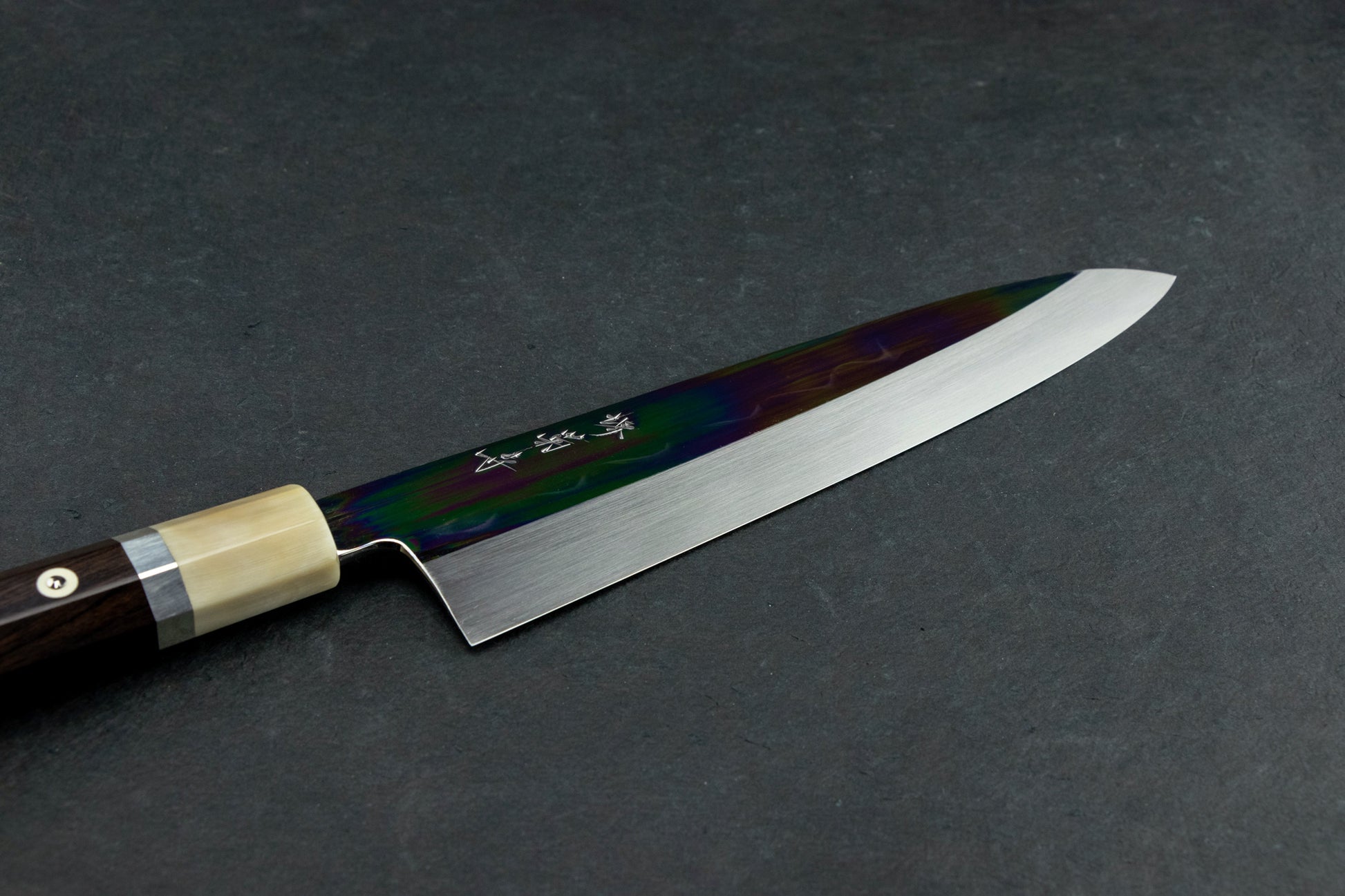 Sakai Kikumori Shiroichi Kyomen Sakachoji Honyaki Gyuto 240mm from Sakai Kikumori