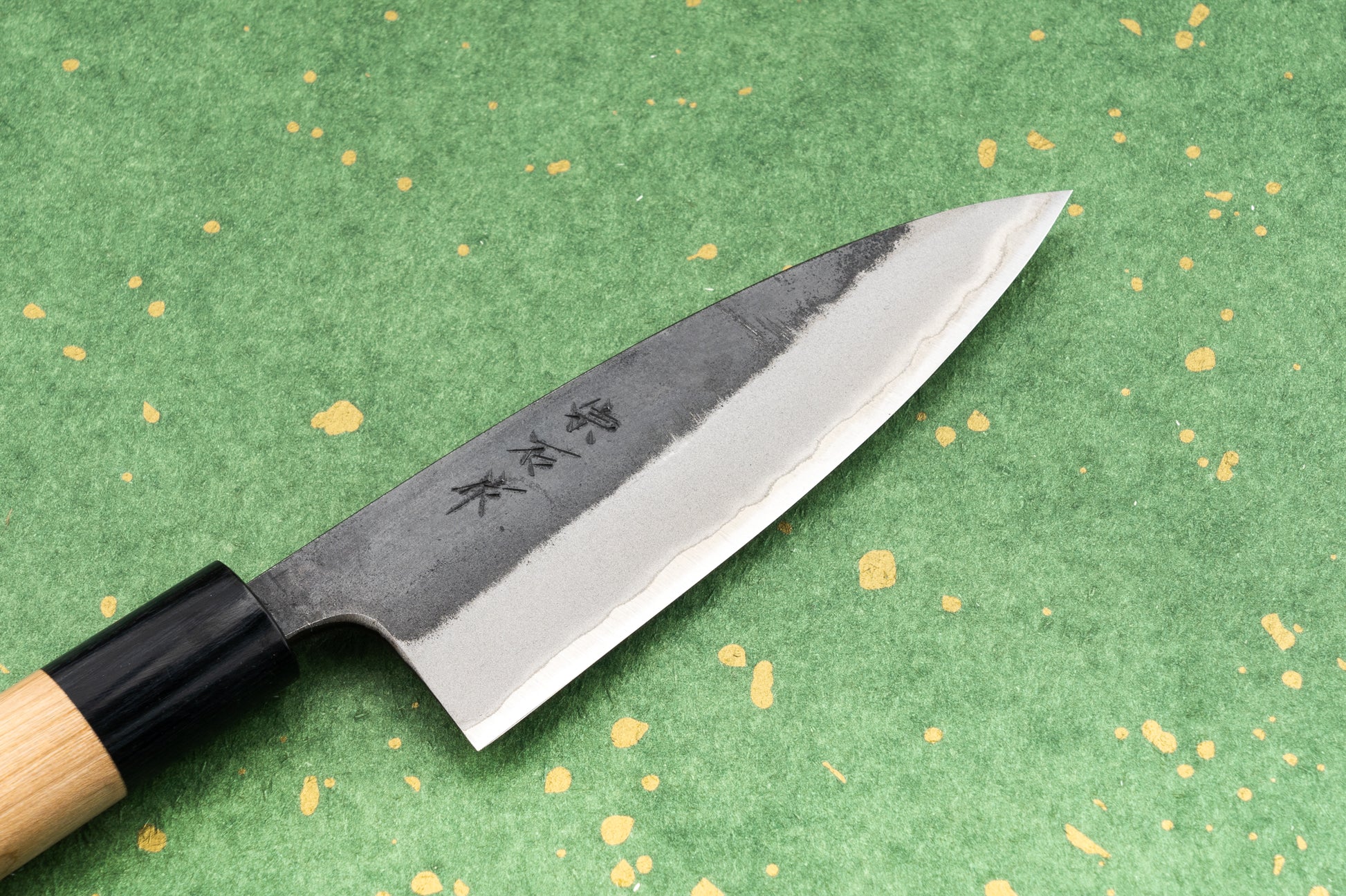 Muneishi Aogami Stainless Kurouchi Gyuto 120mm from Muneishi