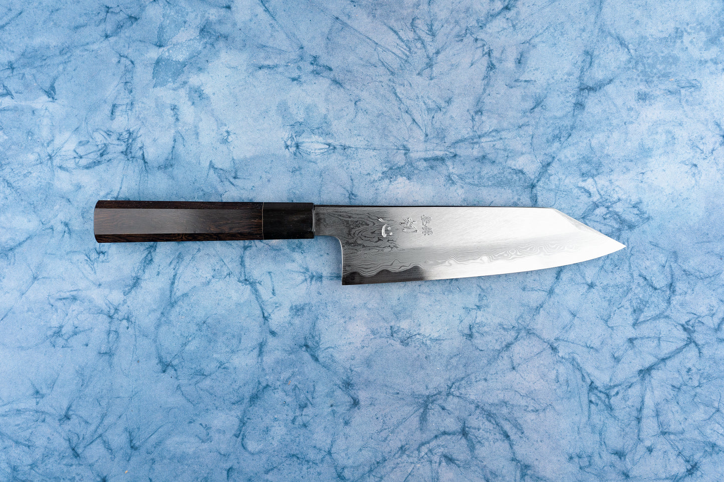 Satoshi Nakagawa Hatsukokoro Aoichi Damascus Shinogi Bunka 180mm from Nakagawa Hamono