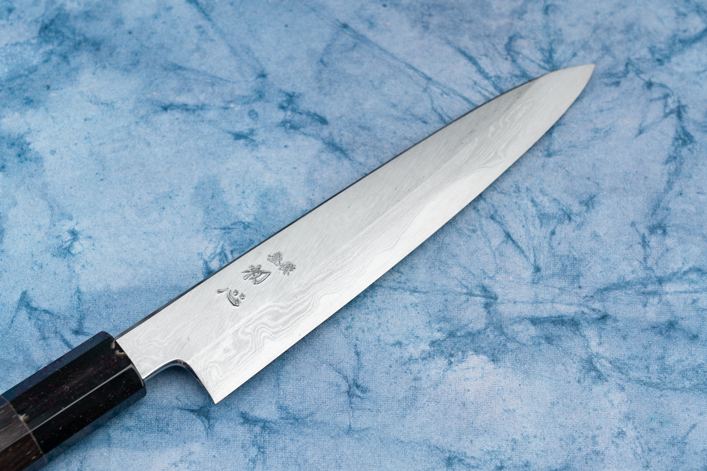 Satoshi Nakagawa Hatsukokoro Aoichi Damascus Shinogi Petty 150mm from Nakagawa Hamono