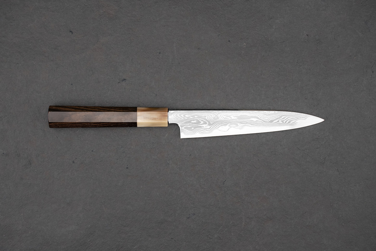Satoshi Nakagawa x Naohito Myojin Aoichi Damascus Petty 150mm from Nakagawa Hamono