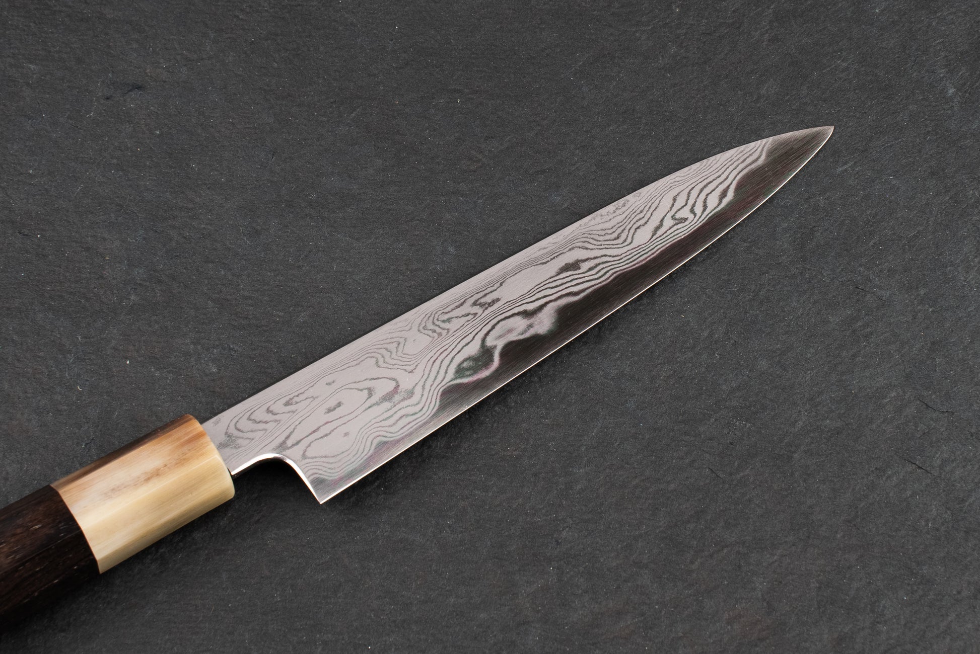 Satoshi Nakagawa x Naohito Myojin Aoichi Damascus Petty 150mm from Nakagawa Hamono