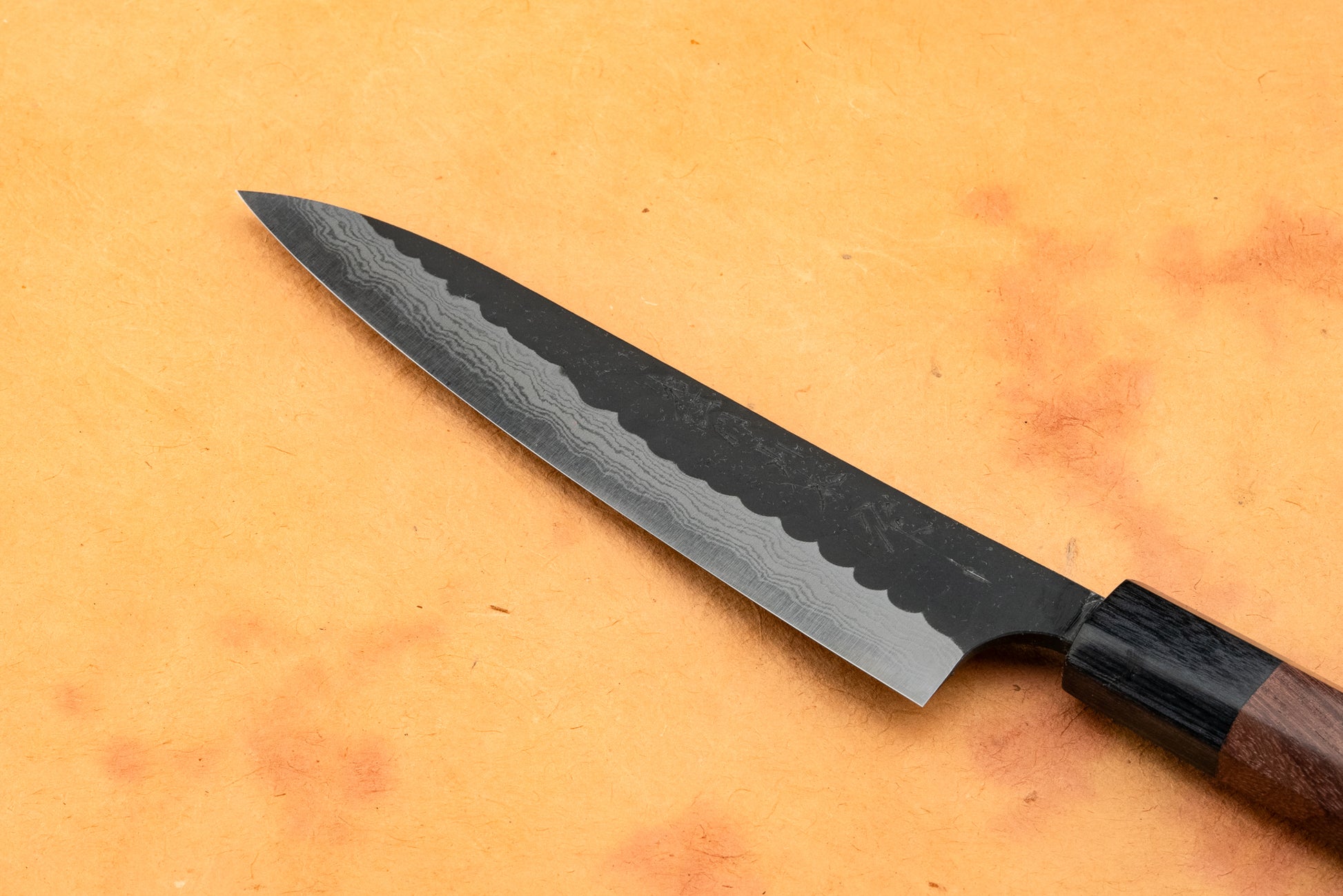 Nao Yamamoto AS Kurouchi Tsuchime Damascus Petty 150mm from Nao Yamamoto