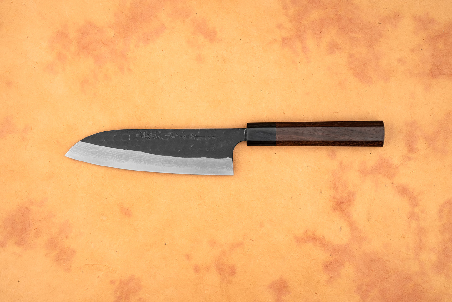 Nao Yamamoto AS Kurouchi Tsuchime Damascus Santoku 165mm from Nao Yamamoto