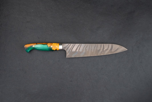 Nigara Hamono Zebra Western Gyuto 240mm from Nigara Hamono