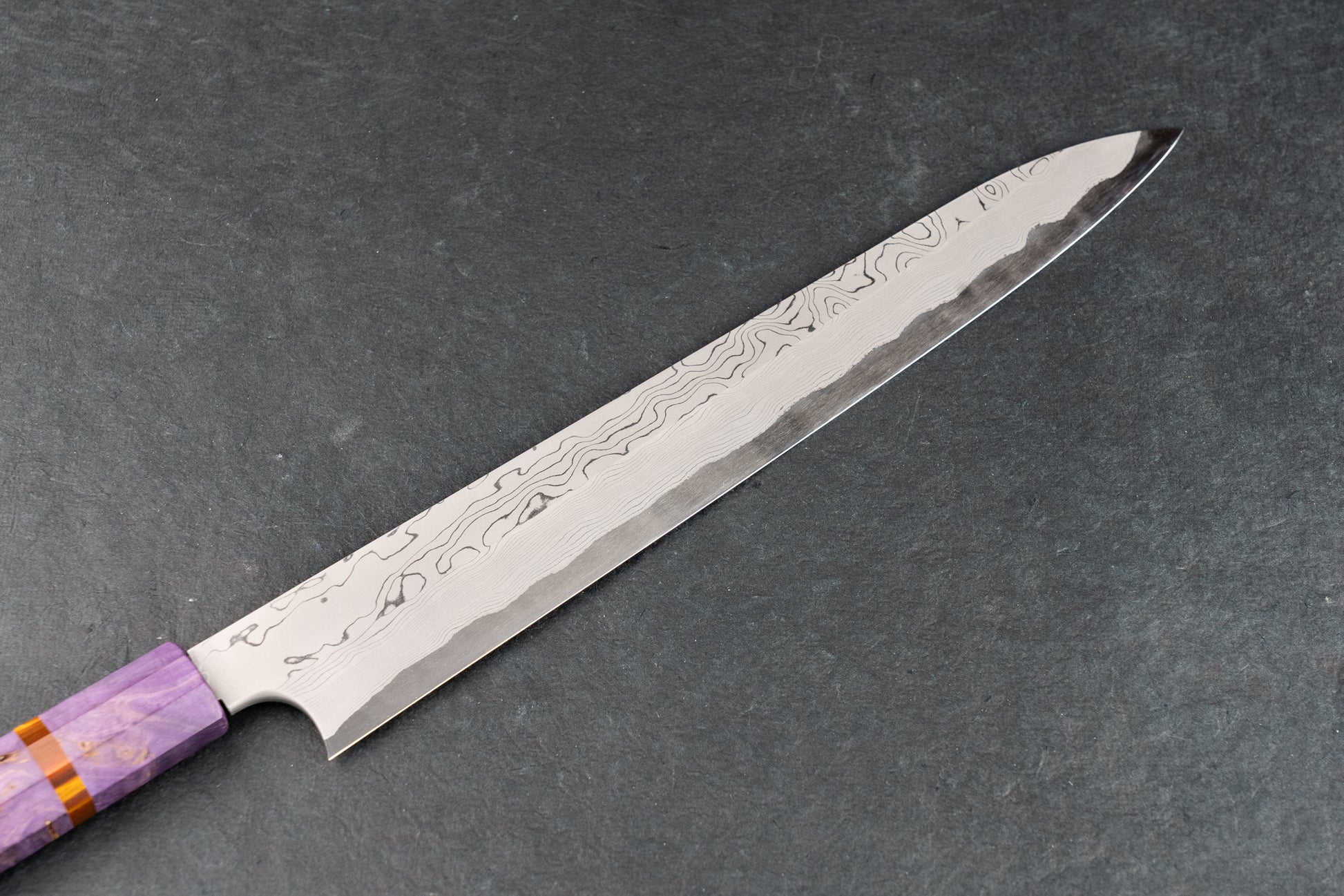 Nigara Aogami Damascus Yanagiba 300mm from Nigara Hamono