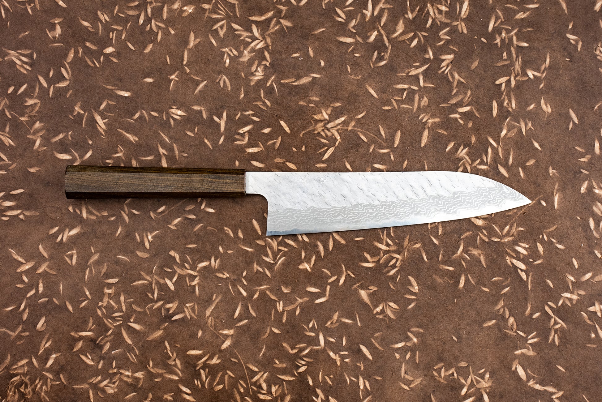 Nigara VG10 Tsuchime Damascus Gyuto 210mm from Nigara Hamono
