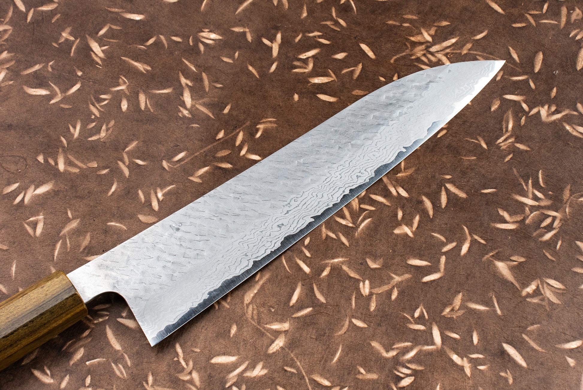Nigara VG10 Tsuchime Damascus Gyuto 240mm from Nigara Hamono