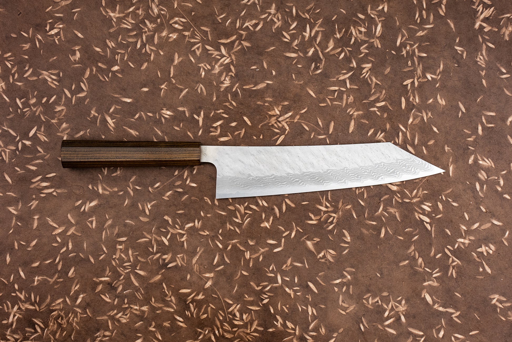 Nigara VG10 Tsuchime Damascus Kiritsuke Gyuto 210mm from Nigara Hamono