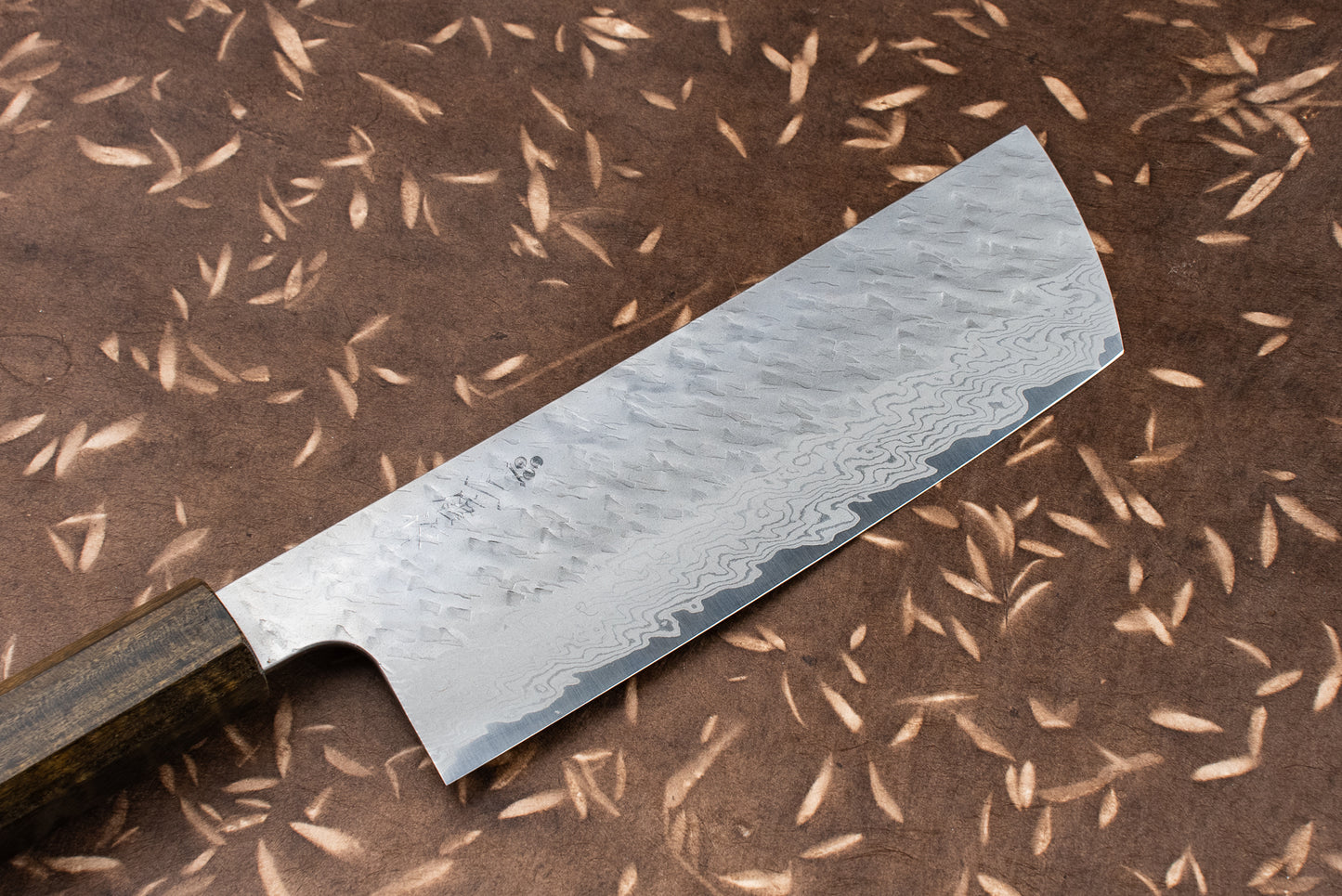 Nigara VG10 Tsuchime Damascus Sakimaru Nakiri 165mm from Nigara Hamono