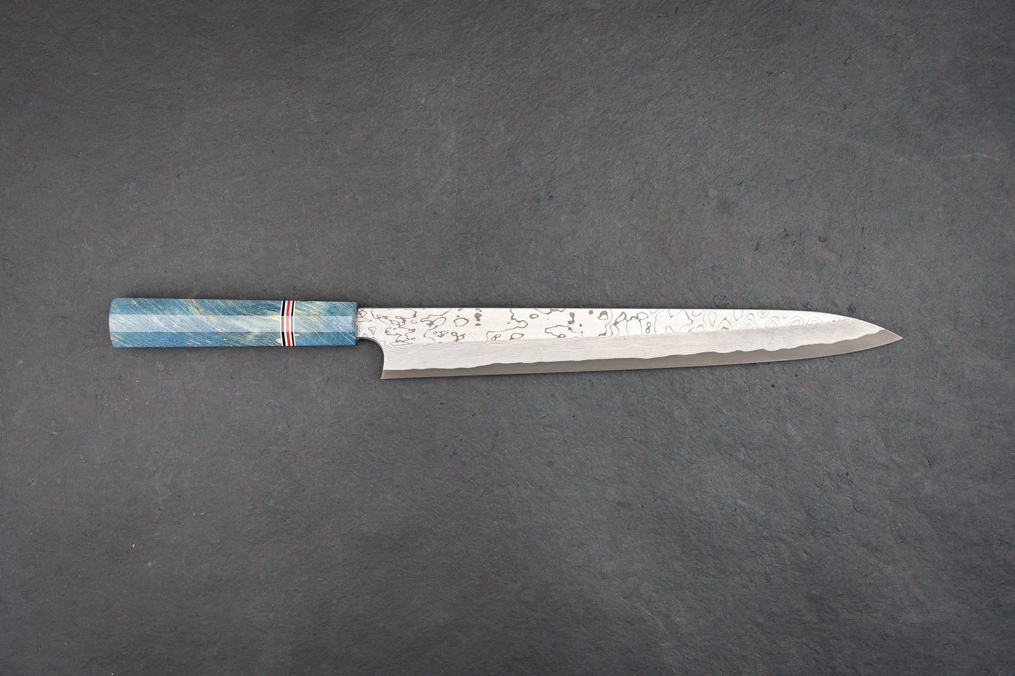 Nigara Aogami Kurozome Damascus Yanagiba 300mm from Nigara Hamono
