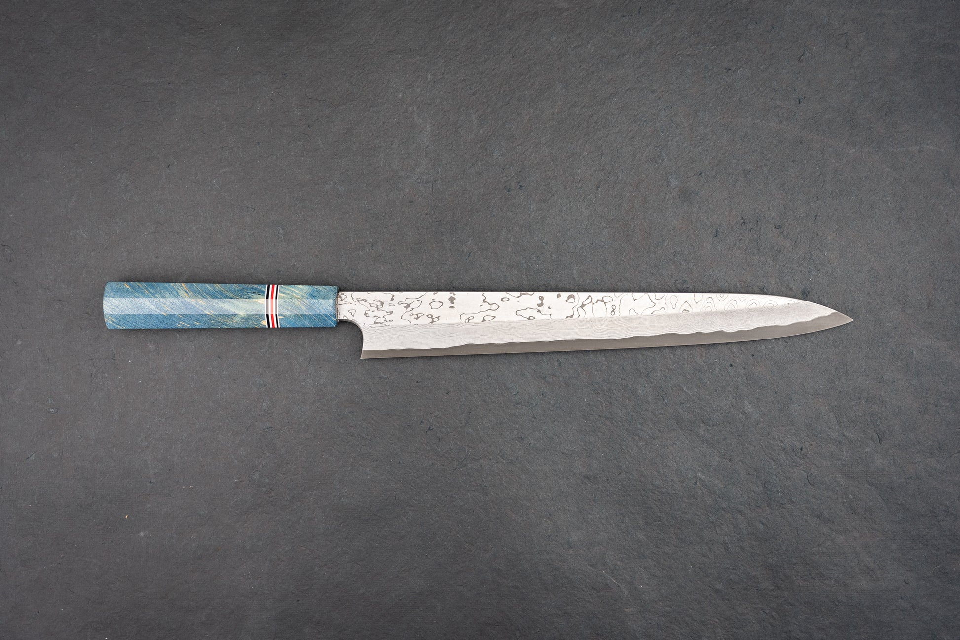 Nigara Aogami Kurozome Damascus Yanagiba 300mm from Nigara Hamono