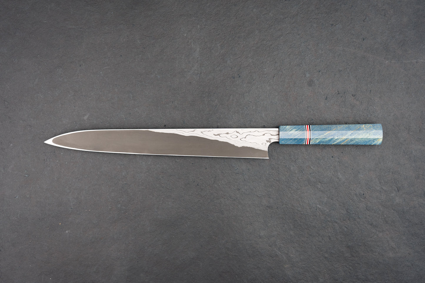 Nigara Aogami Kurozome Damascus Yanagiba 300mm from Nigara Hamono