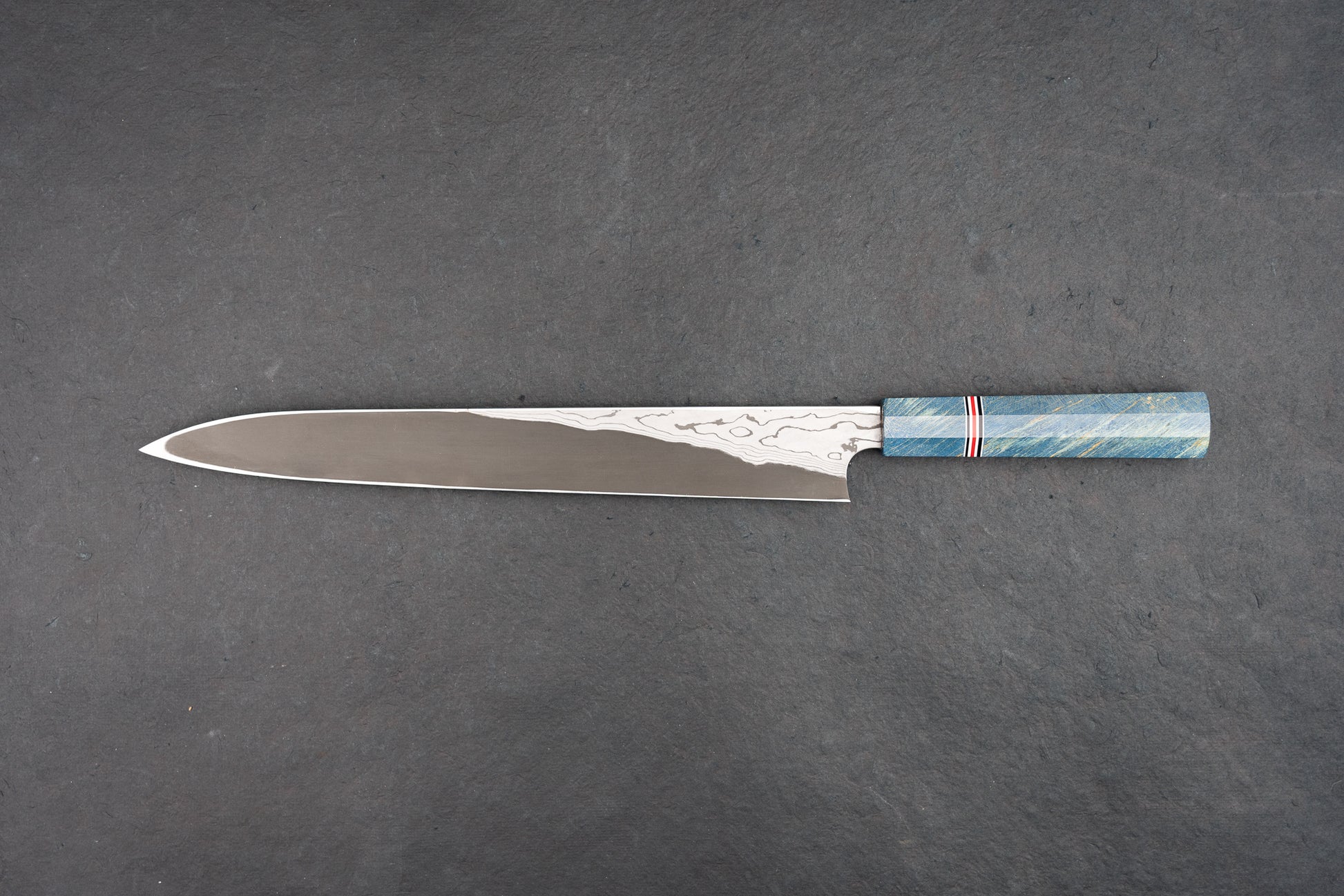 Nigara Aogami Kurozome Damascus Yanagiba 300mm from Nigara Hamono