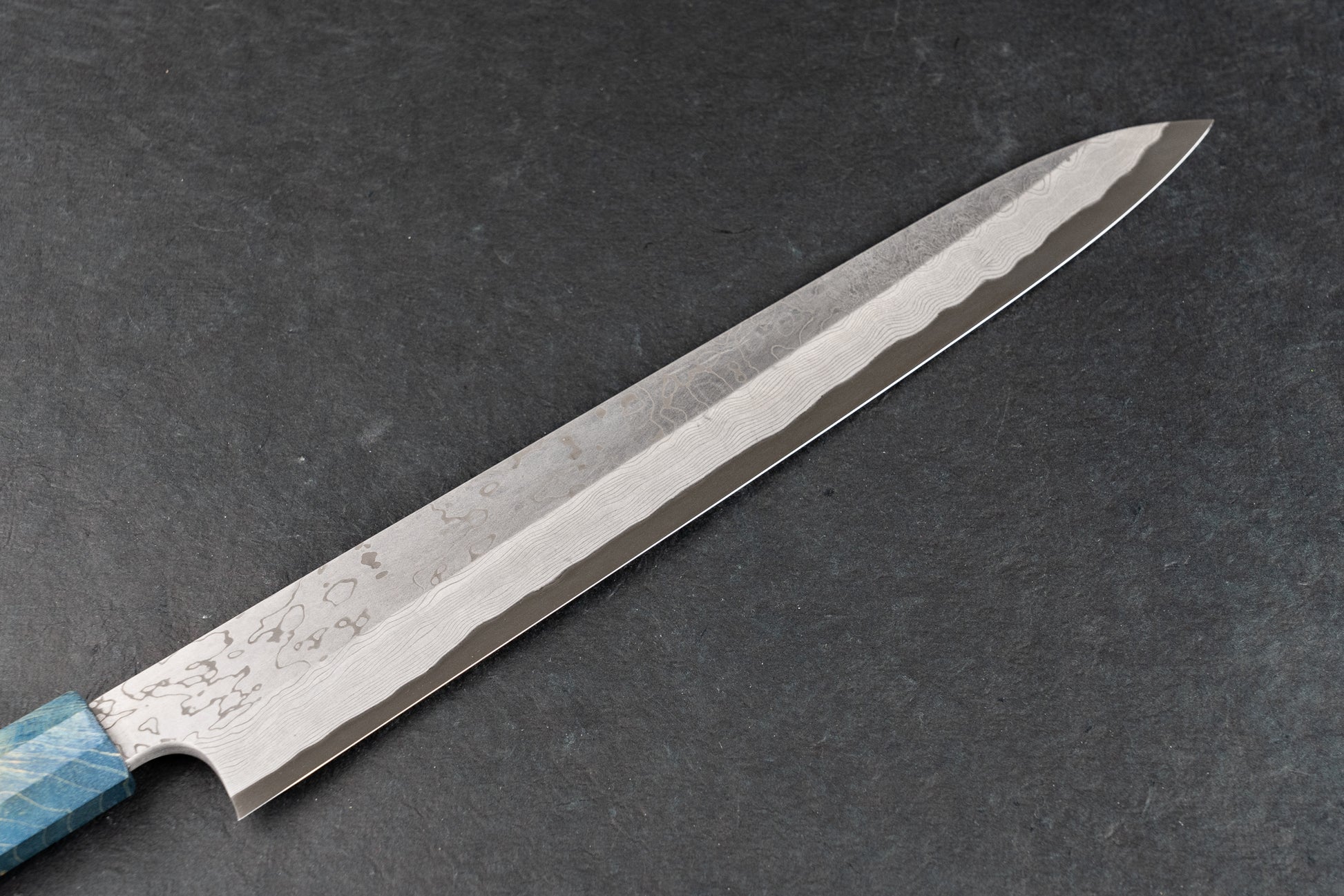 Nigara Aogami Kurozome Damascus Yanagiba 300mm from Nigara Hamono