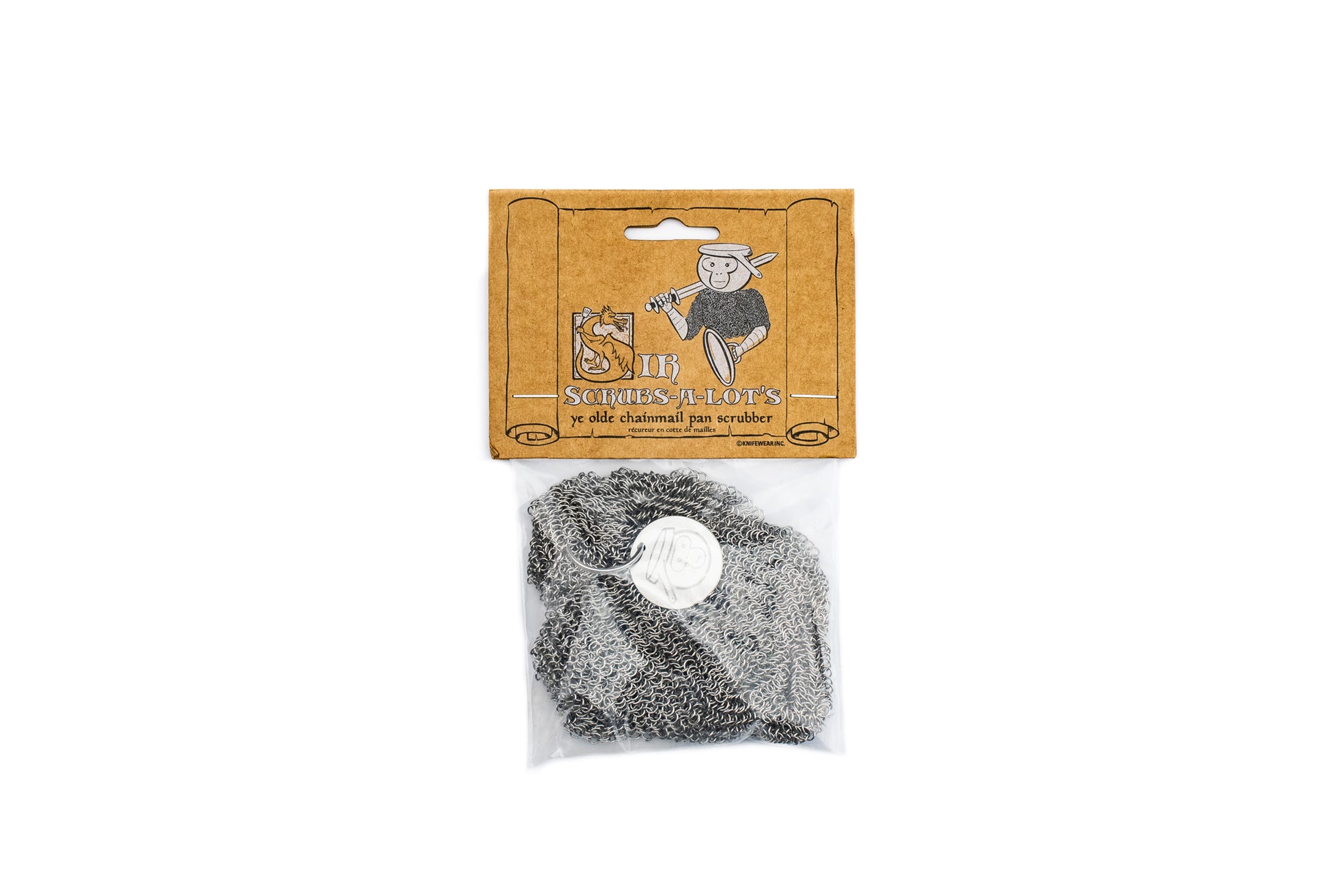 Sir Scrubs-A-Lot's Ye Olde Chainmail Pan Scrubber from Knifewear