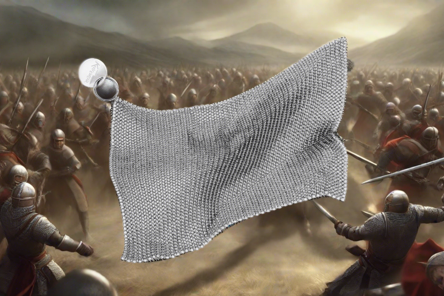 Sir Scrubs-A-Lot's Ye Olde Chainmail Pan Scrubber from Knifewear