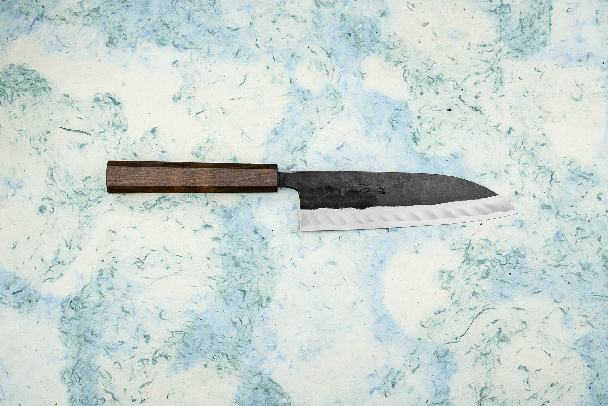 Hatsukokoro Kuronami Aogami Kurouchi Santoku 165mm from Hatsukokoro