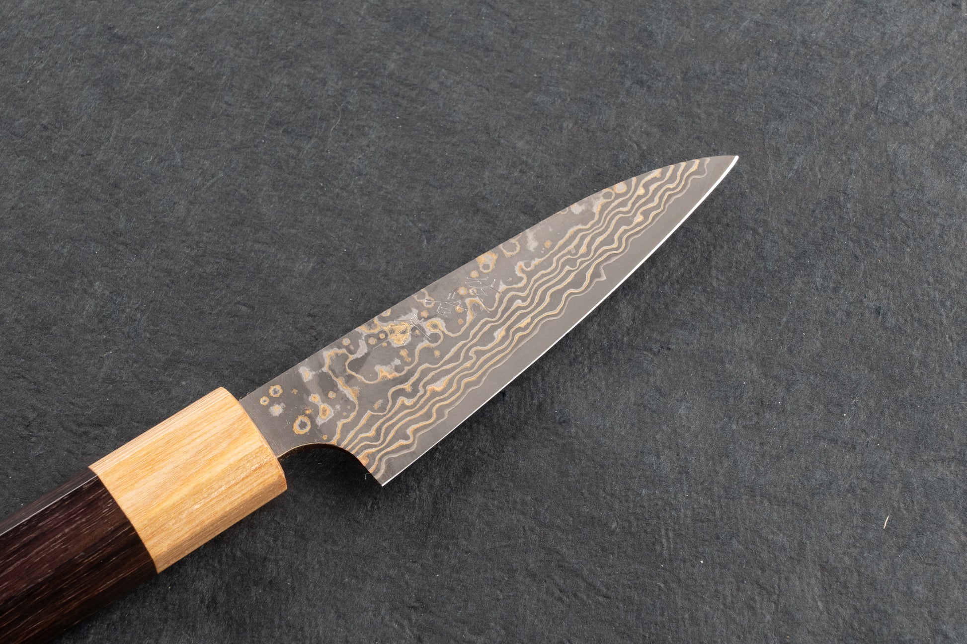 Takeshi Saji VG10W Shinchu Damascus Wa Petty 90mm from Takeshi Saji