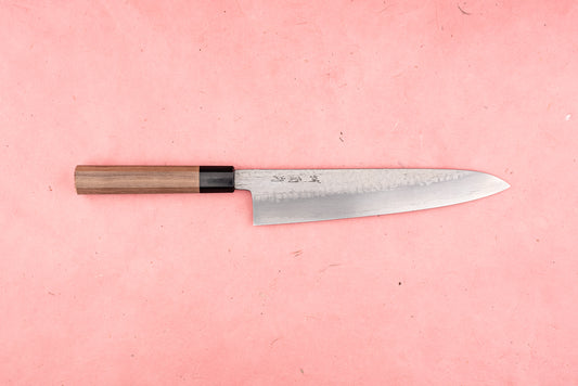 Sakai Kikumori Ginsan Tsuchime Gyuto 240mm from Sakai Kikumori