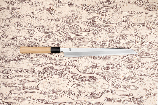 Sakai Kikumori Kikuzuki Kasumi Kiritsuke Yanagiba 270mm from Sakai Kikumori