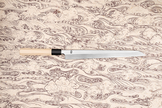 Sakai Kikumori Kikuzuki Kasumi Kiritsuke Yanagiba 300mm from Sakai Kikumori