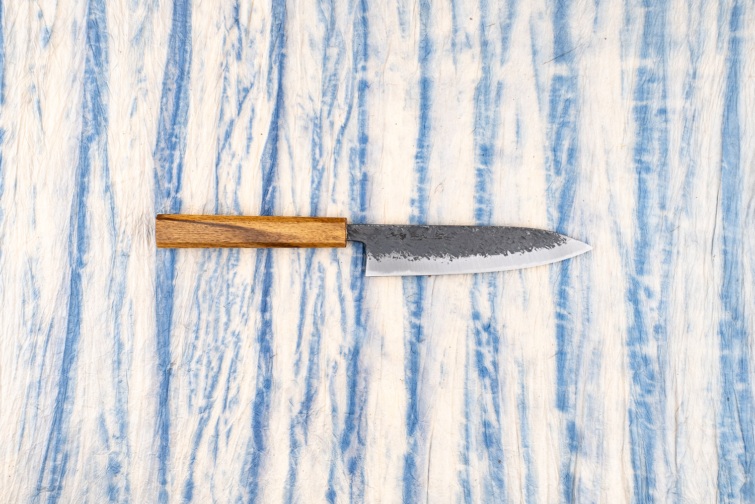 Sakai Kikumori Minomo Kajiya Aogami Kurouchi Tsuchime Petty 150mm from Sakai Kikumori