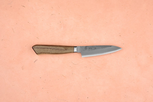 Tadafusa Nashiji Western Walnut Petty 90mm from Tadafusa