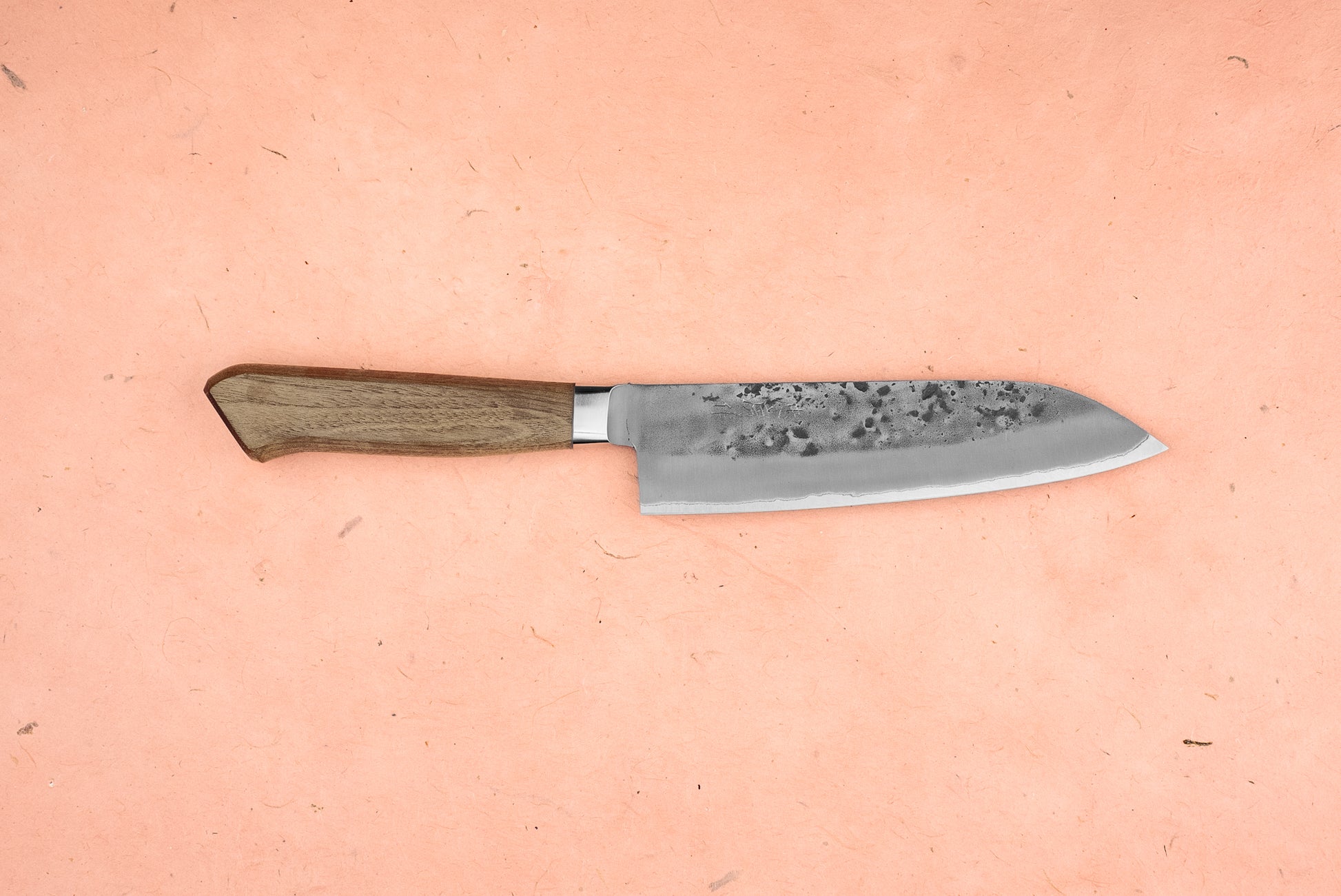Tadafusa Nashiji Western Walnut Santoku 170mm from Tadafusa