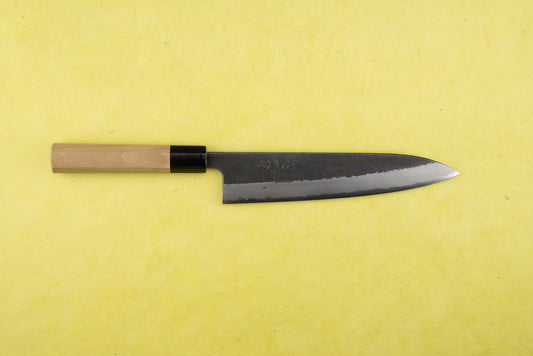 Toshihiro Wakui Aogami Honsanmai Kurouchi Nashiji Gyuto 210mm from Toshihiro Wakui