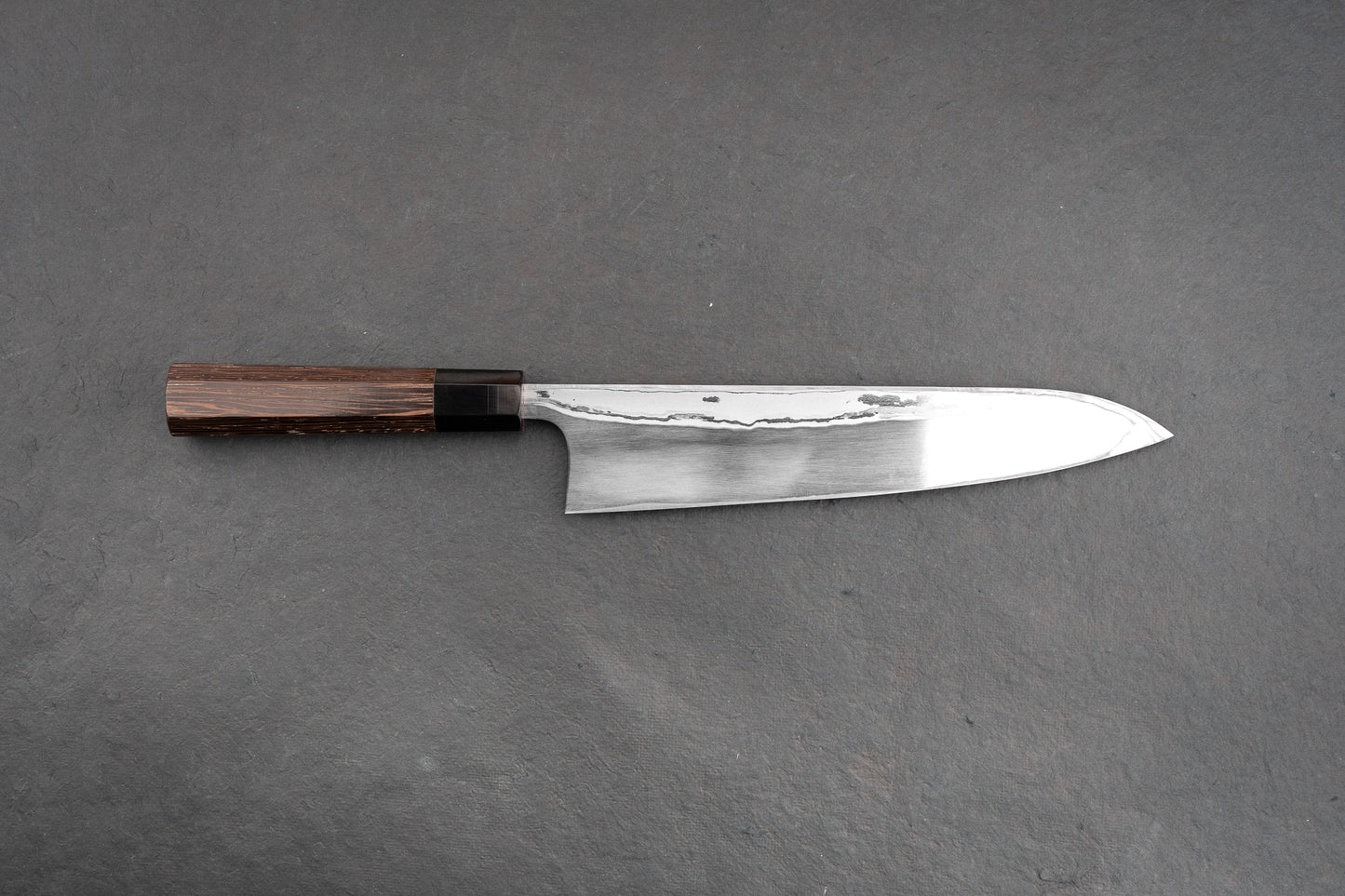 Yoshihiro Yauji Aogami Suminagashi Single Bevel Left Handed Gyuto 240mm from Yauji
