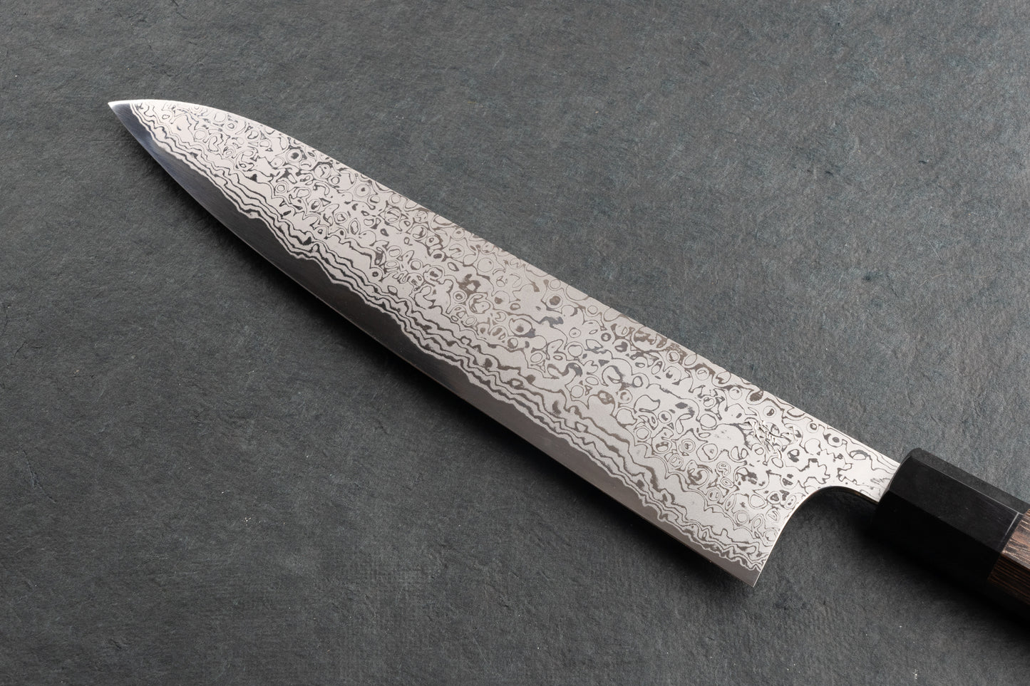 Yoshihiro Yauji Aogami Suminagashi Single Bevel Left Handed Gyuto 240mm from Yauji