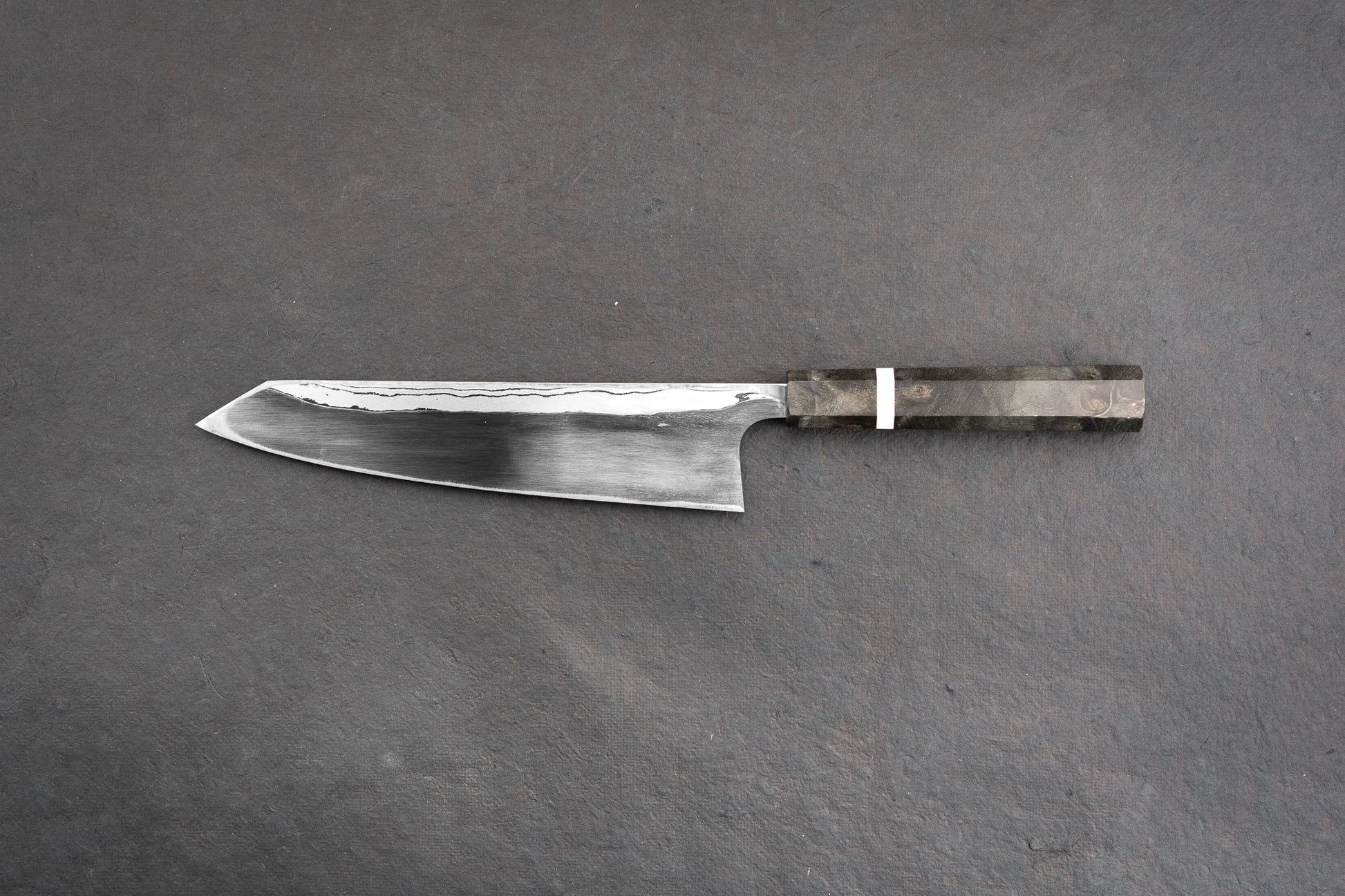 Yoshihiro Yauji Aogami Suminagashi Single Bevel Kiritsuke Gyuto 210mm from Yauji