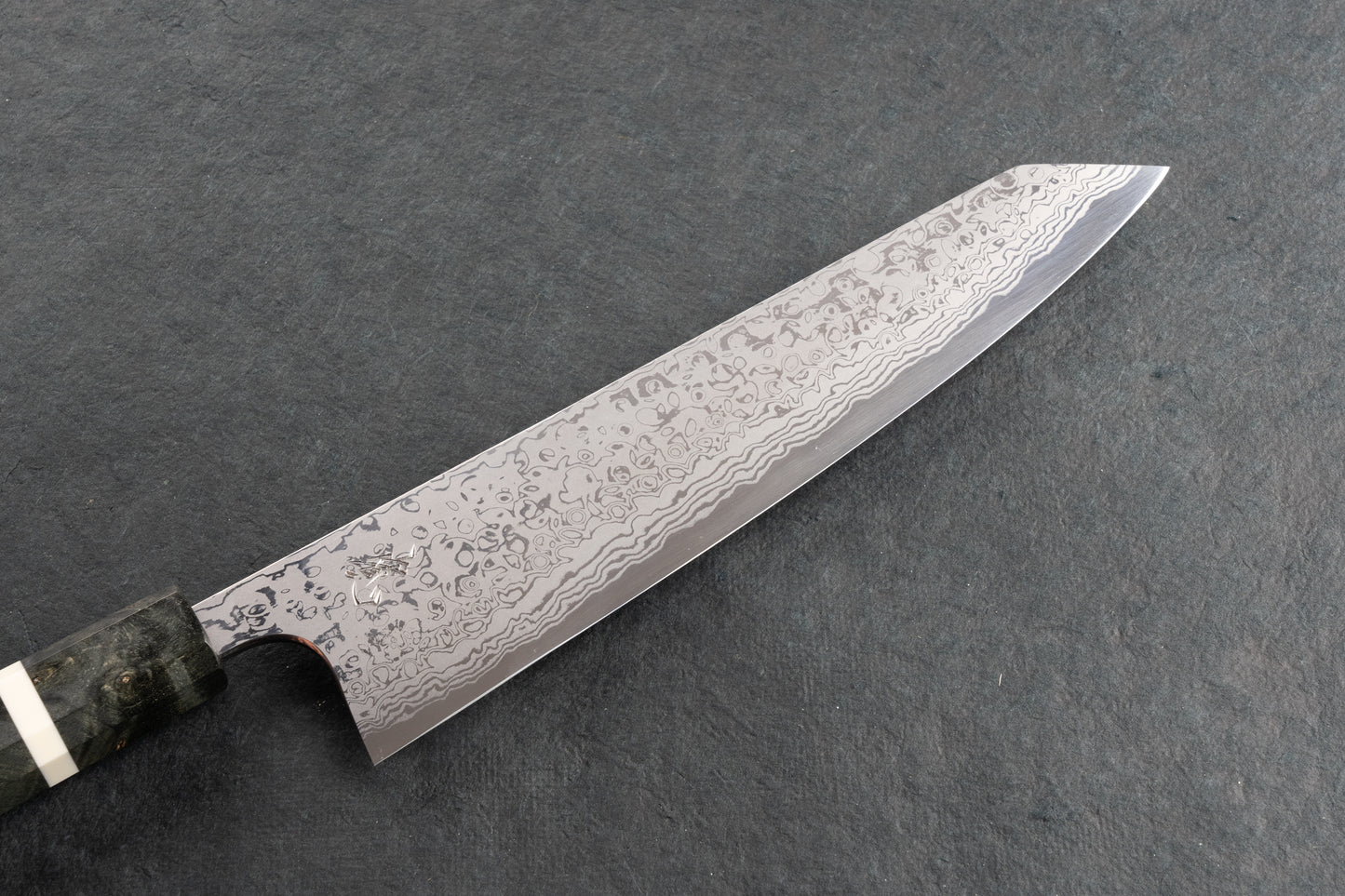 Yoshihiro Yauji Aogami Suminagashi Single Bevel Kiritsuke Gyuto 210mm from Yauji