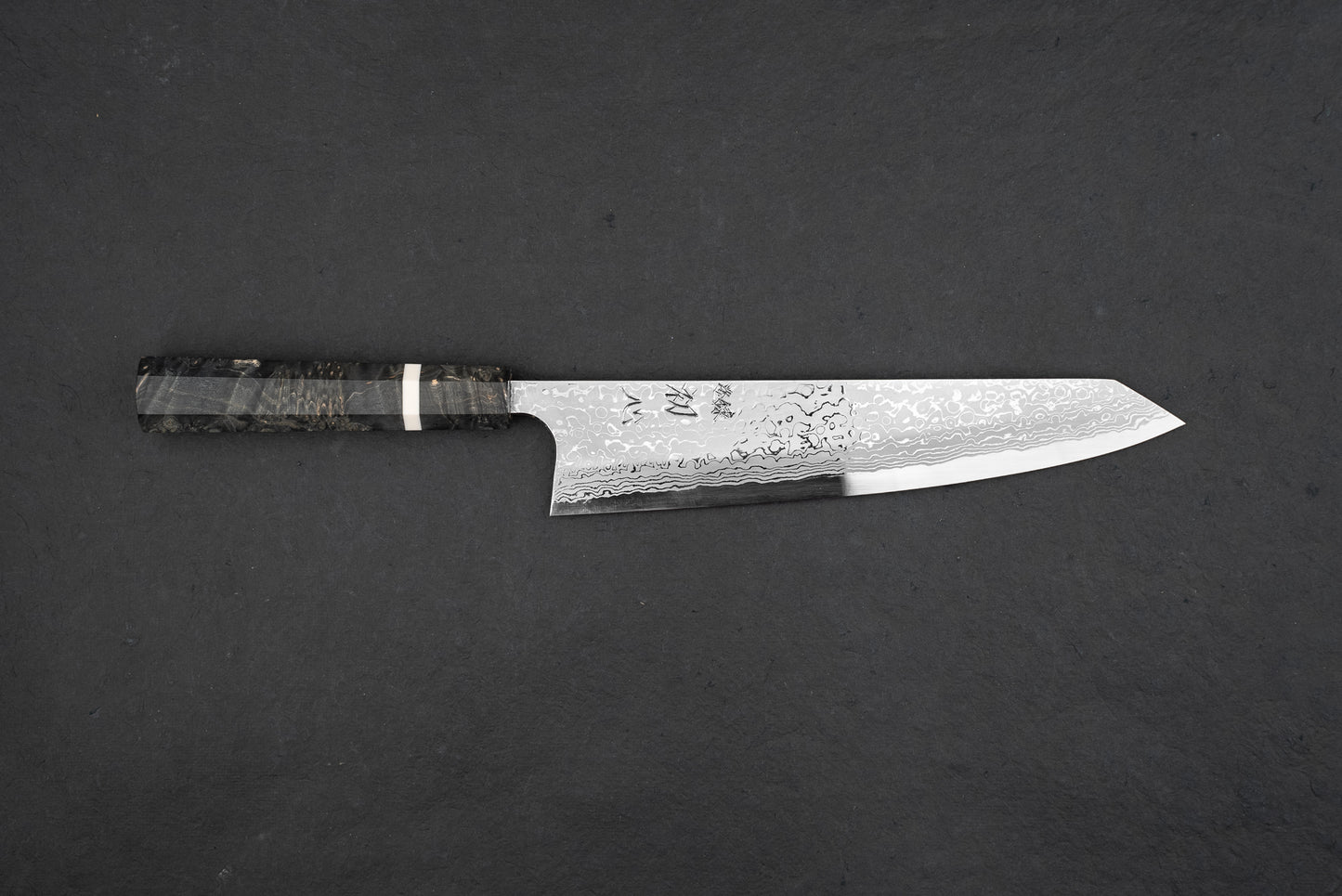Yoshihiro Yauji Aogami Suminagashi Single Bevel Kiritsuke Gyuto 240mm from Yauji