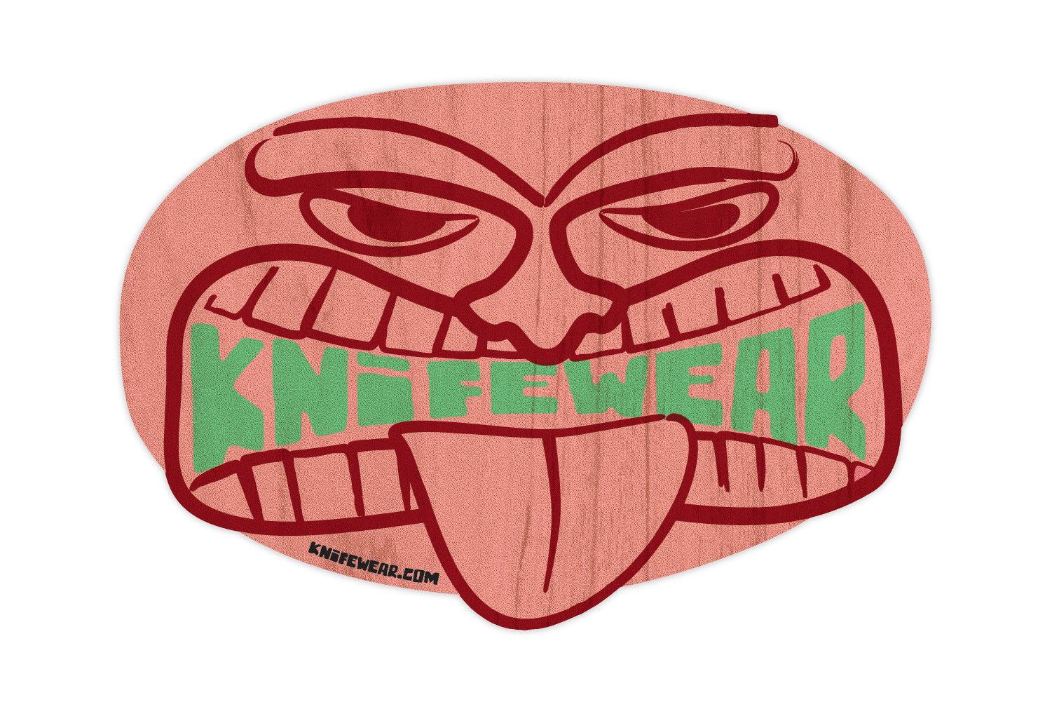 Knifewear Tiki Sticker from Knifewear Merch
