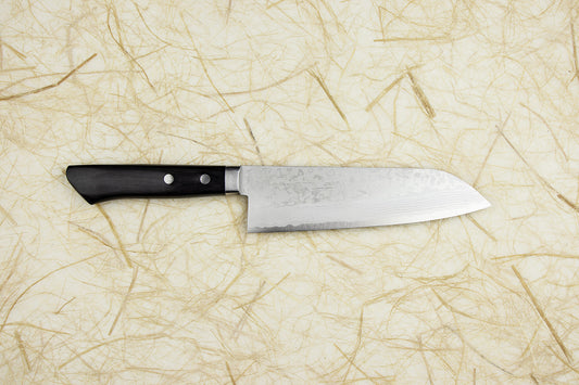 Masutani VG10 Damascus Western Santoku 165mm from Masutani