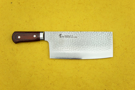 Sakai Takayuki VG10 33 Layer Damascus Western Handle Chinese Cleaver 195mm from Sakai Takayuki