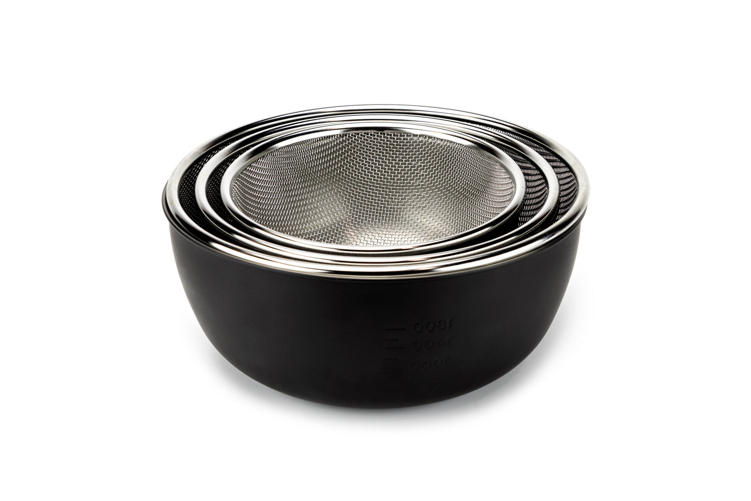 Tsubame-Sanjo Okatte Trademark Stainless Steel Bowl and Strainer Set from Yoshikawa