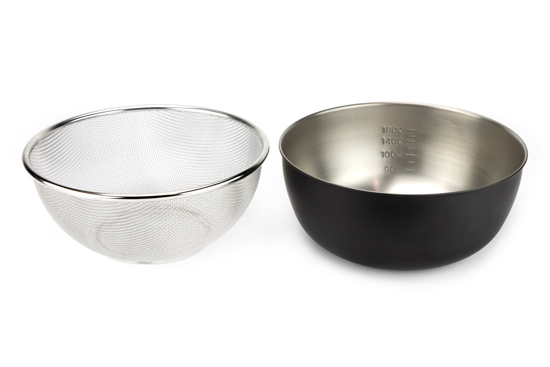 Tsubame-Sanjo Okatte Trademark Stainless Steel Bowl and Strainer Set from Yoshikawa