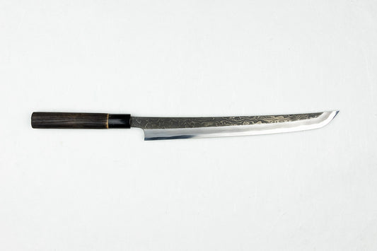 Masashi Shirogami Kuroshu Sakimaru Takobiki 300mm from Masashi Yamamoto