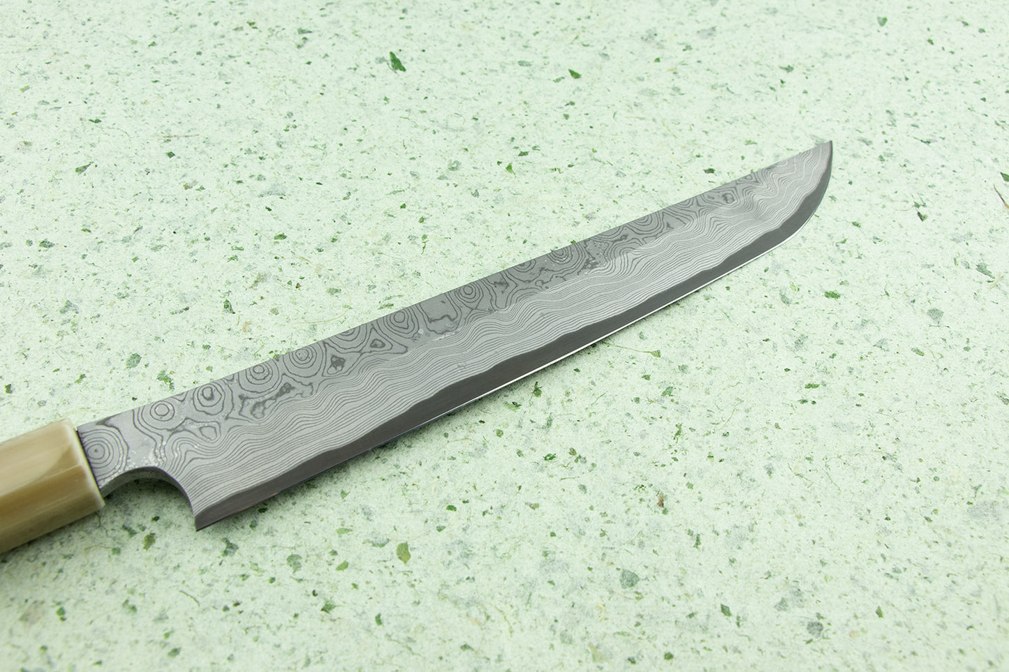 Nigara Anmon Aogami Damascus Sakimaru Takobiki 240mm from Nigara Hamono