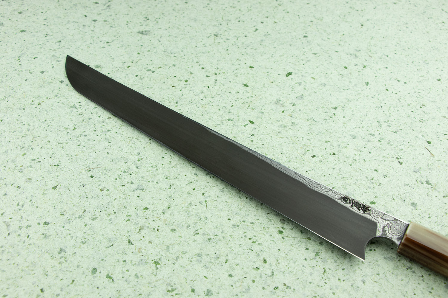 Nigara Anmon Aogami Damascus Sakimaru Takobiki 330mm from Nigara Hamono