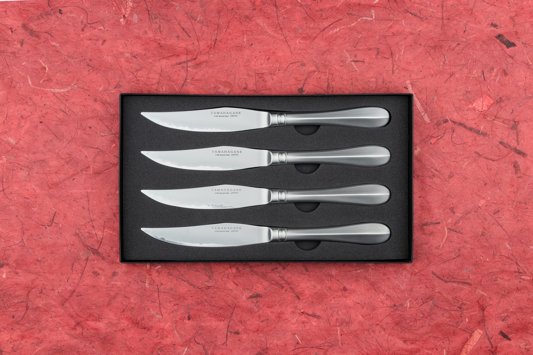 Tamahagane Steak 4pc Steak Knife Set SS-002 from Tamahagane